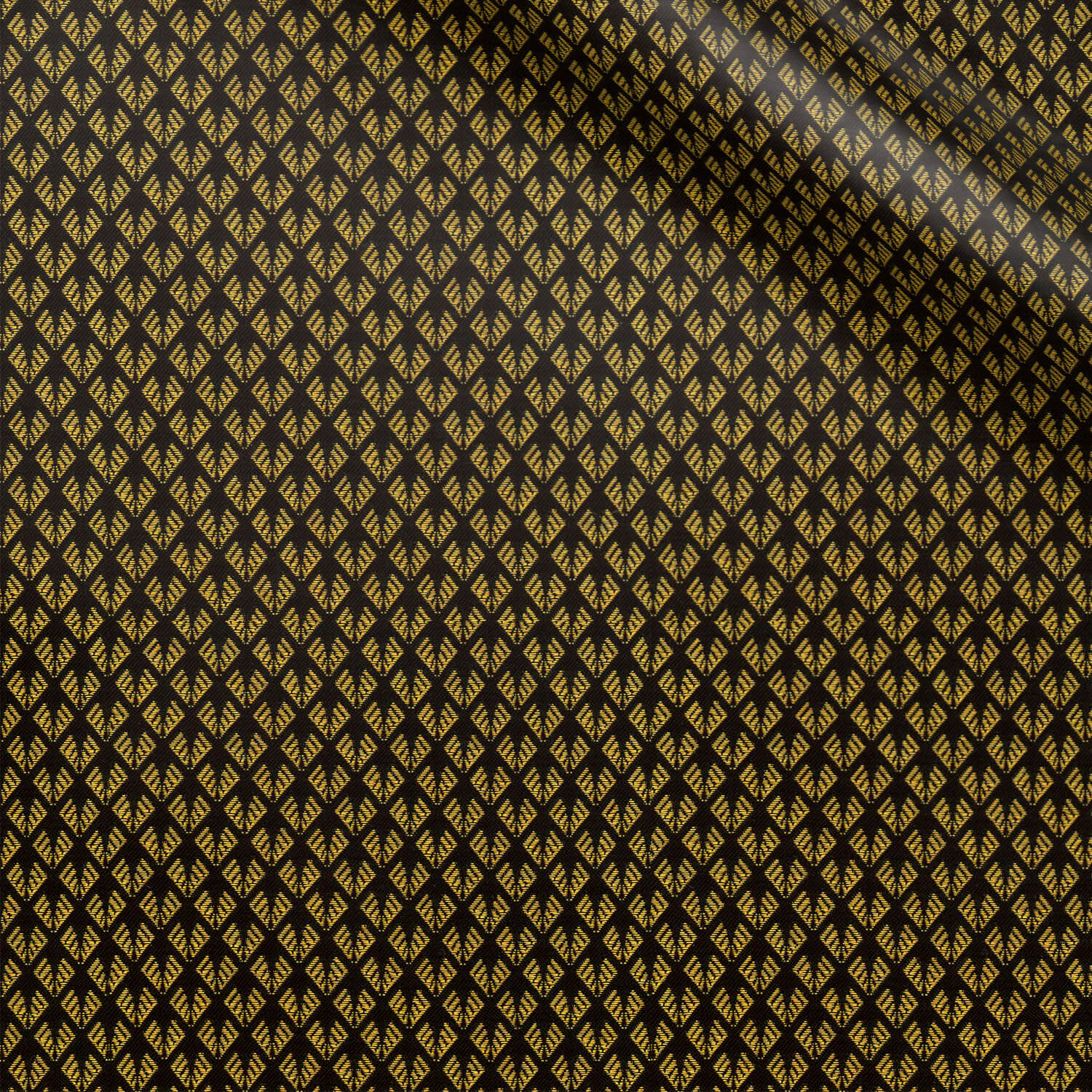 AKA fabric swatch — Gold jacquard, Draperì Corsini