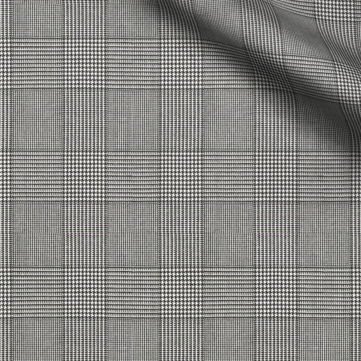 Abbas fabric swatch — Gray nailshead pinhead, Draperì Corsini