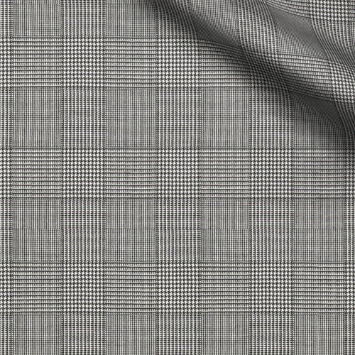 Abbas fabric swatch — Gray nailshead pinhead, Draperì Corsini