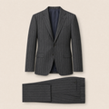 Albred two-piece suit — Gray wool blend