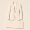 Arwa two-piece suit — Cream technical