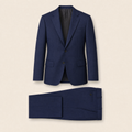 Astton two-piece suit — Navy Blue hopsack