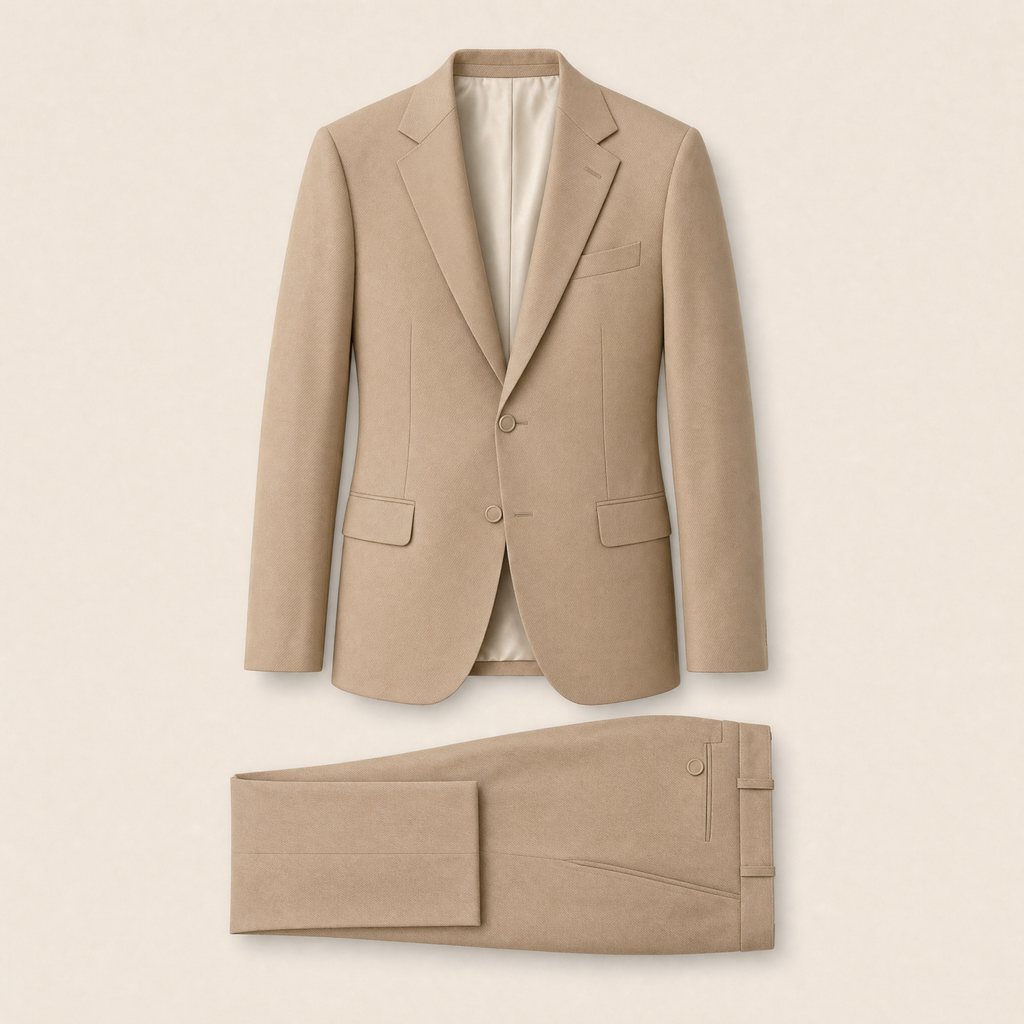 Bean two-piece suit — Tan technical
