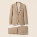Bean two-piece suit — Tan technical