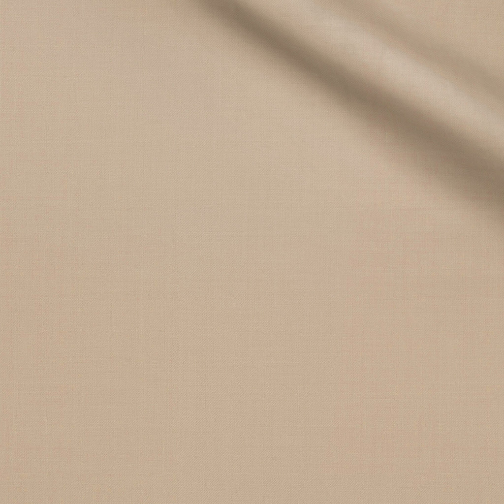 Bean fabric swatch — Tan twill, 260 gsm, Draperì Corsini