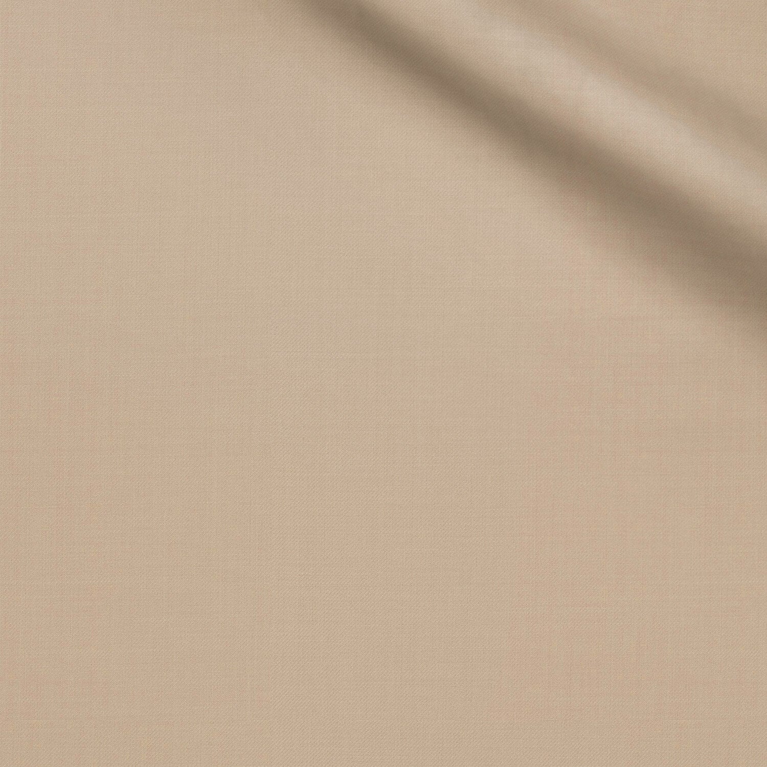 Bean fabric swatch — Tan twill, 260 gsm, Draperì Corsini