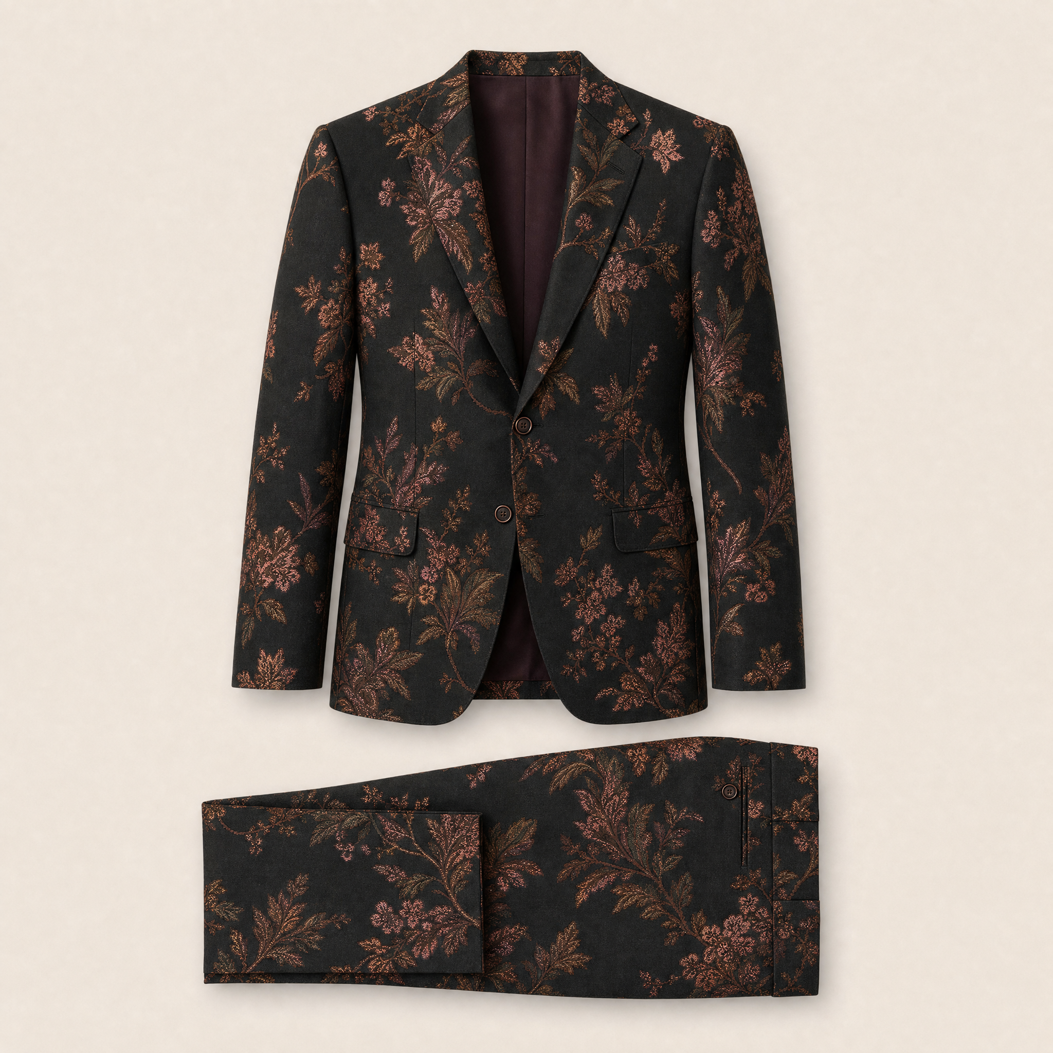 Belleville two-piece suit — Black technical