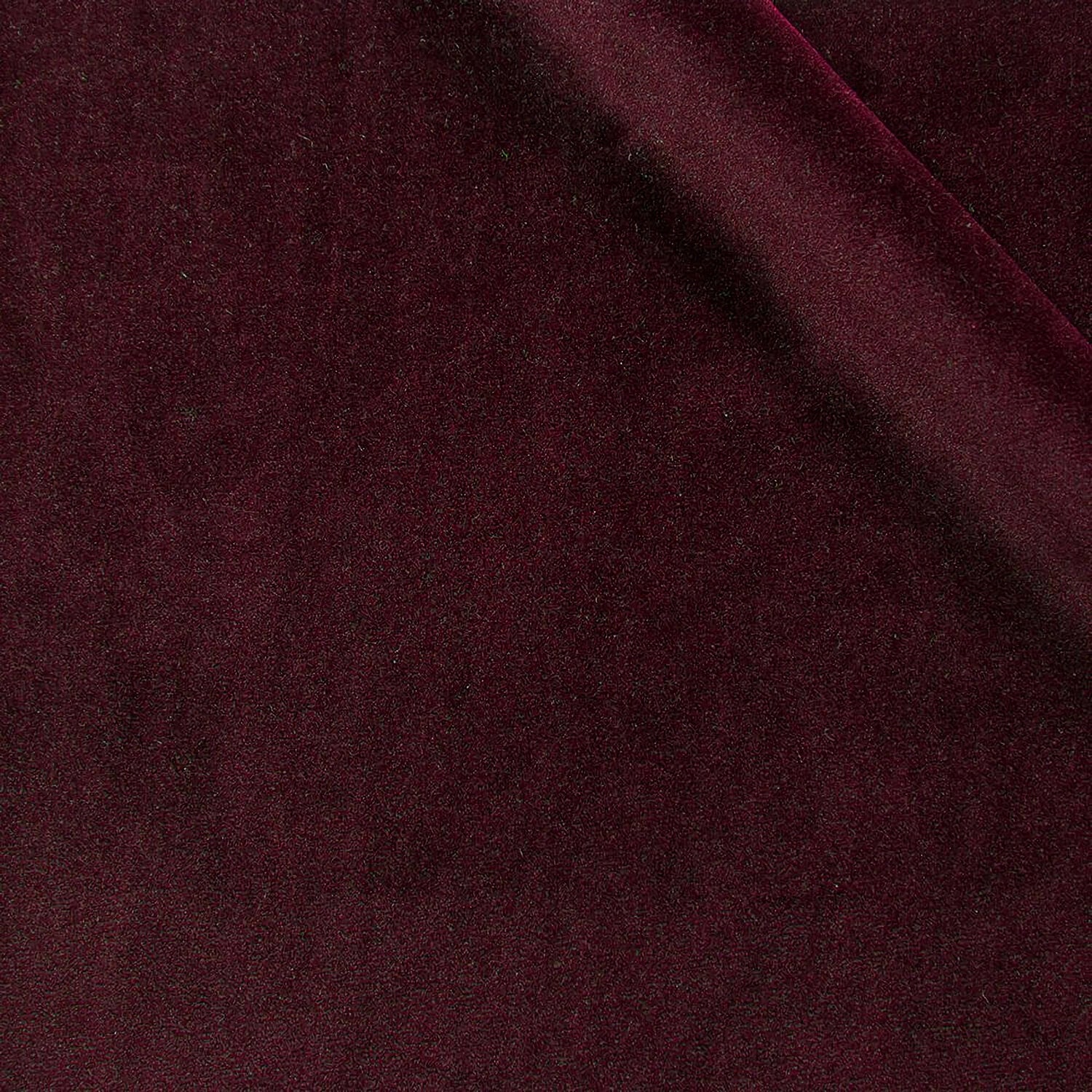 Blake fabric swatch — Burgundy Solid, Piero Tallini