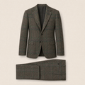 Blinder two-piece suit — Brown wool blend