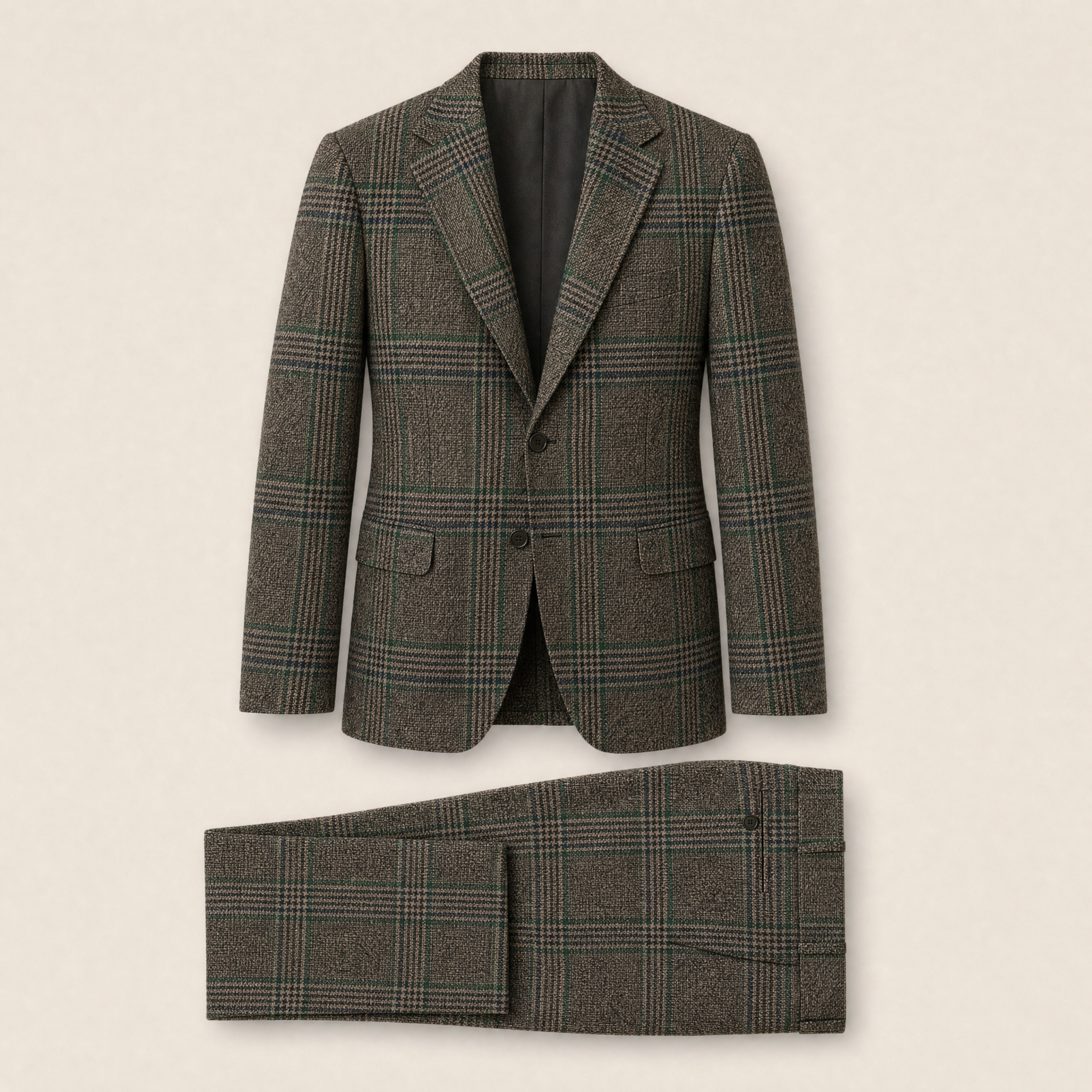 Blinder two-piece suit — Brown wool blend
