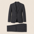 Bobbie two-piece suit — Blue bouclé