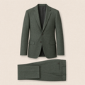 Bowmain two-piece suit — Dark Green technical