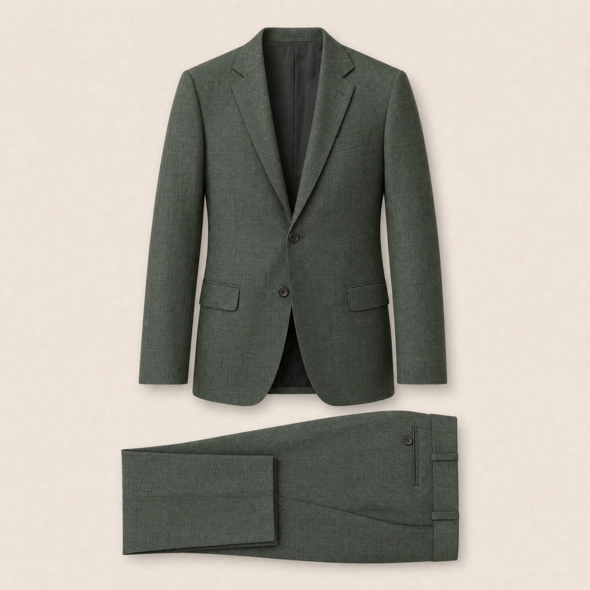 Bowmain two-piece suit — Dark Green technical