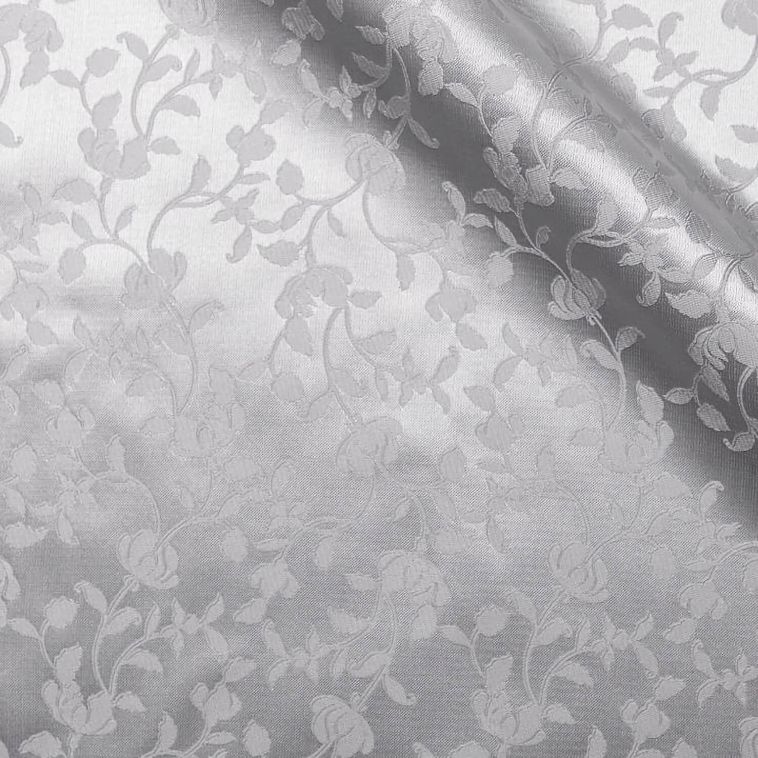 Bridal Silver fabric swatch — Silver jacquard, Draperì Corsini