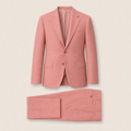 Busmere two-piece suit — Blush Pink Solid