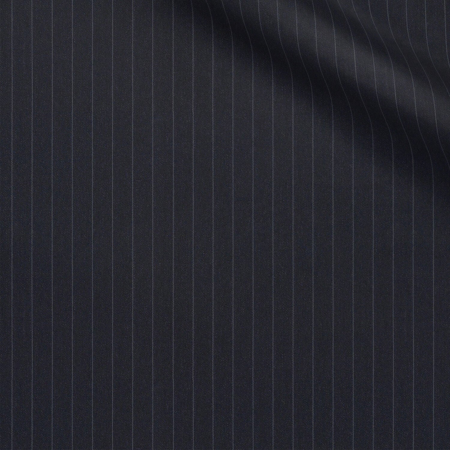 Cambrin fabric swatch — Dark Blue plain weave, Draperì Corsini