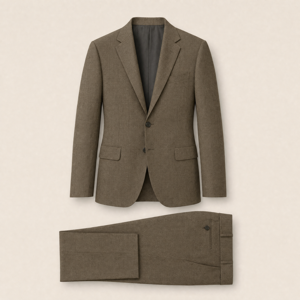 Cana two-piece suit — Green Solid