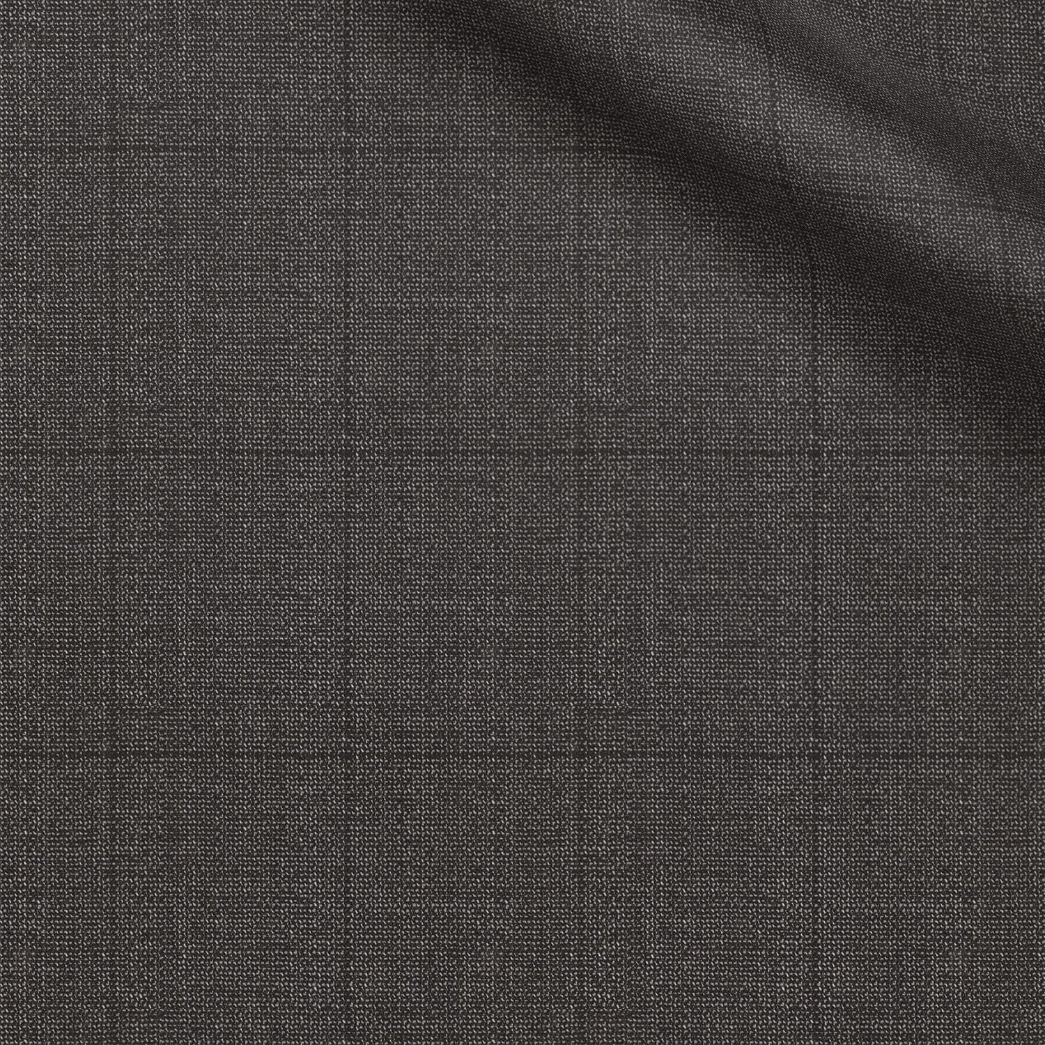 Caspar fabric swatch — Charcoal dobby, 270 gsm, Draperì Corsini