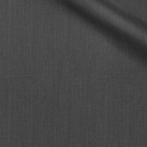 Deventer fabric swatch — Charcoal Solid, Piero Tallini