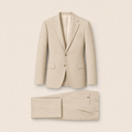 Donaldson two-piece suit — Beige cotton blend