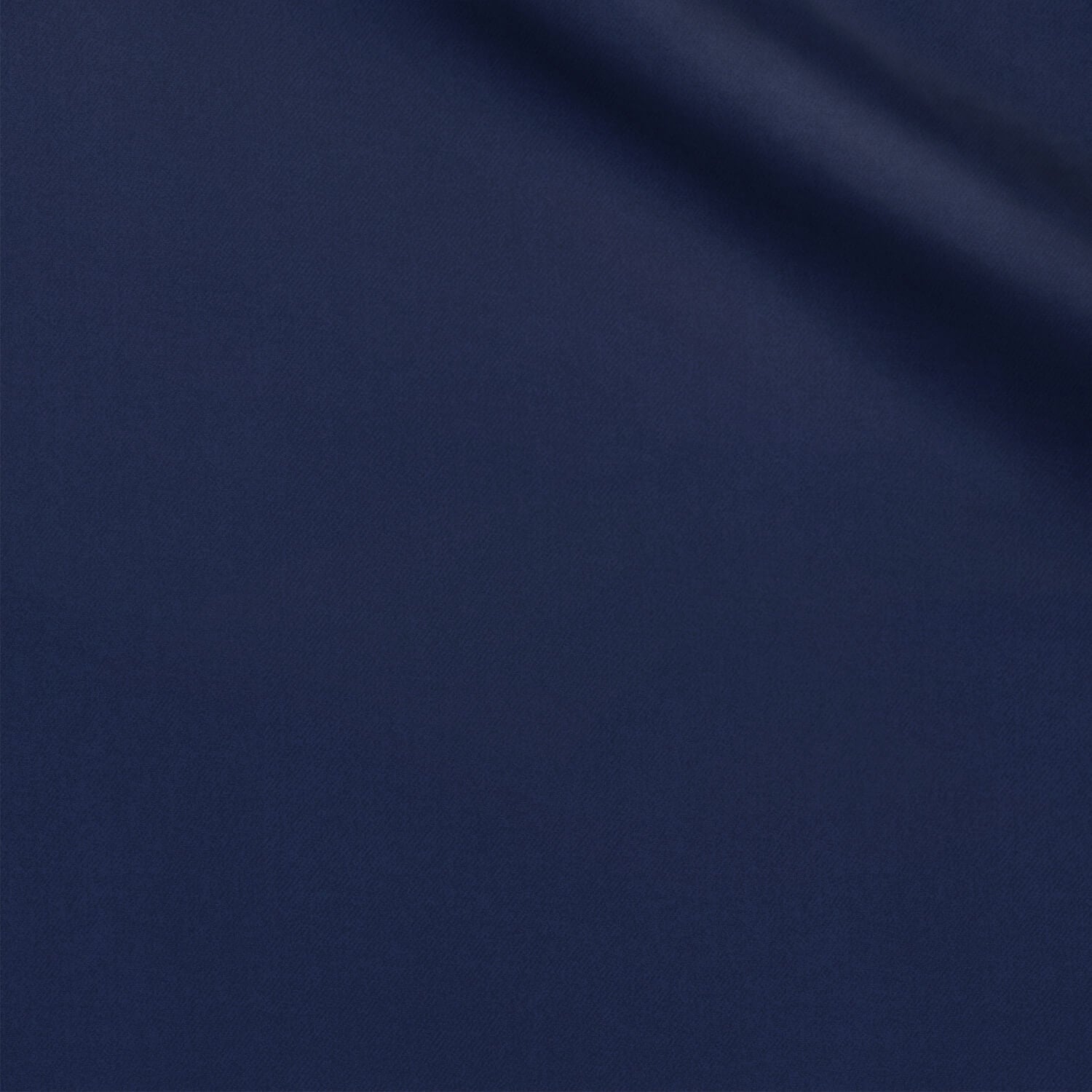 Edinworth fabric swatch — Cobalt Blue twill, 245 gsm, Draperì Corsini