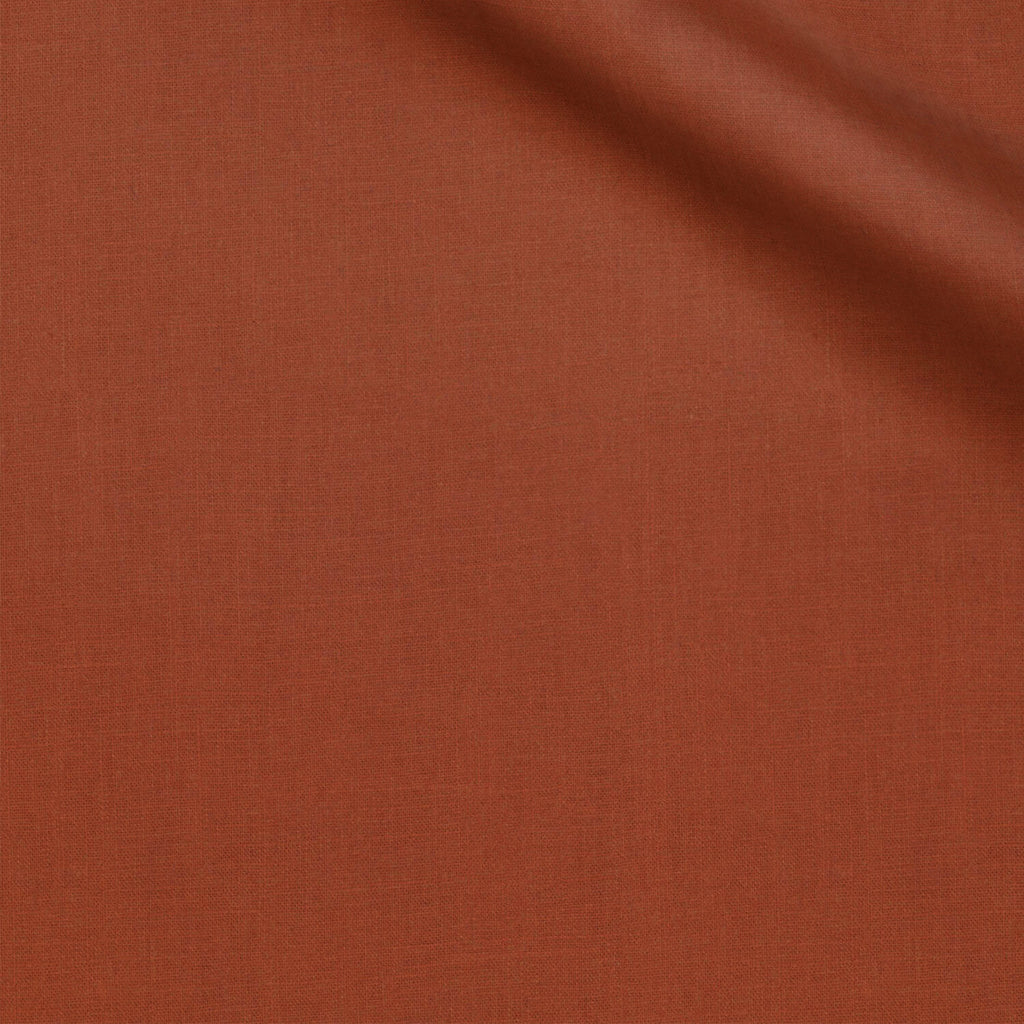 Edwards fabric swatch — Terracotta Solid, Piero Tallini