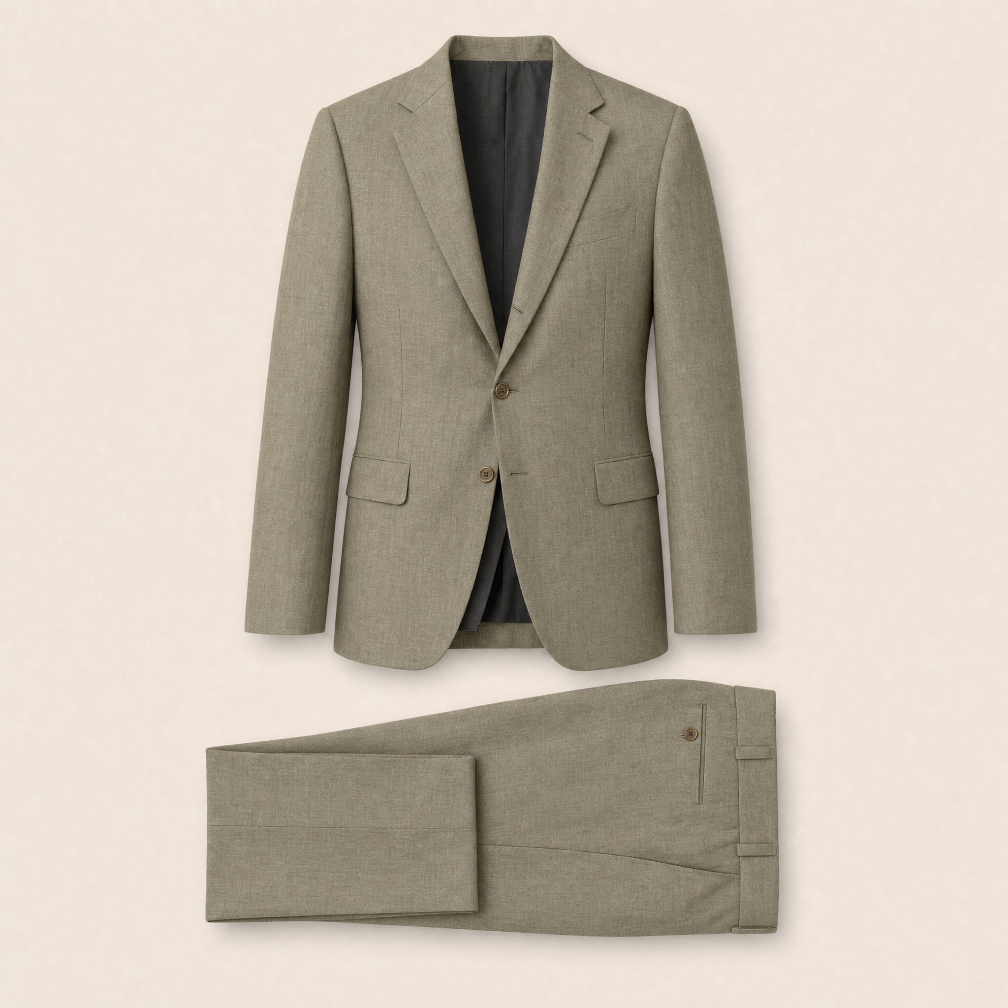 Ember two-piece suit — Sage Green Solid