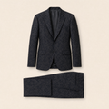 Francis two-piece suit — Dark Blue paisley