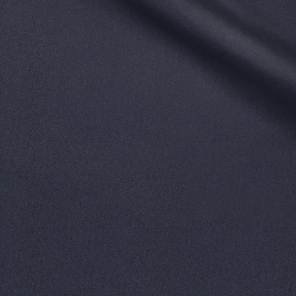 Friedrich fabric swatch — Navy Blue serge, 260 gsm, Draperì Corsini