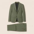 Guayanes two-piece suit — Forest Green Solid