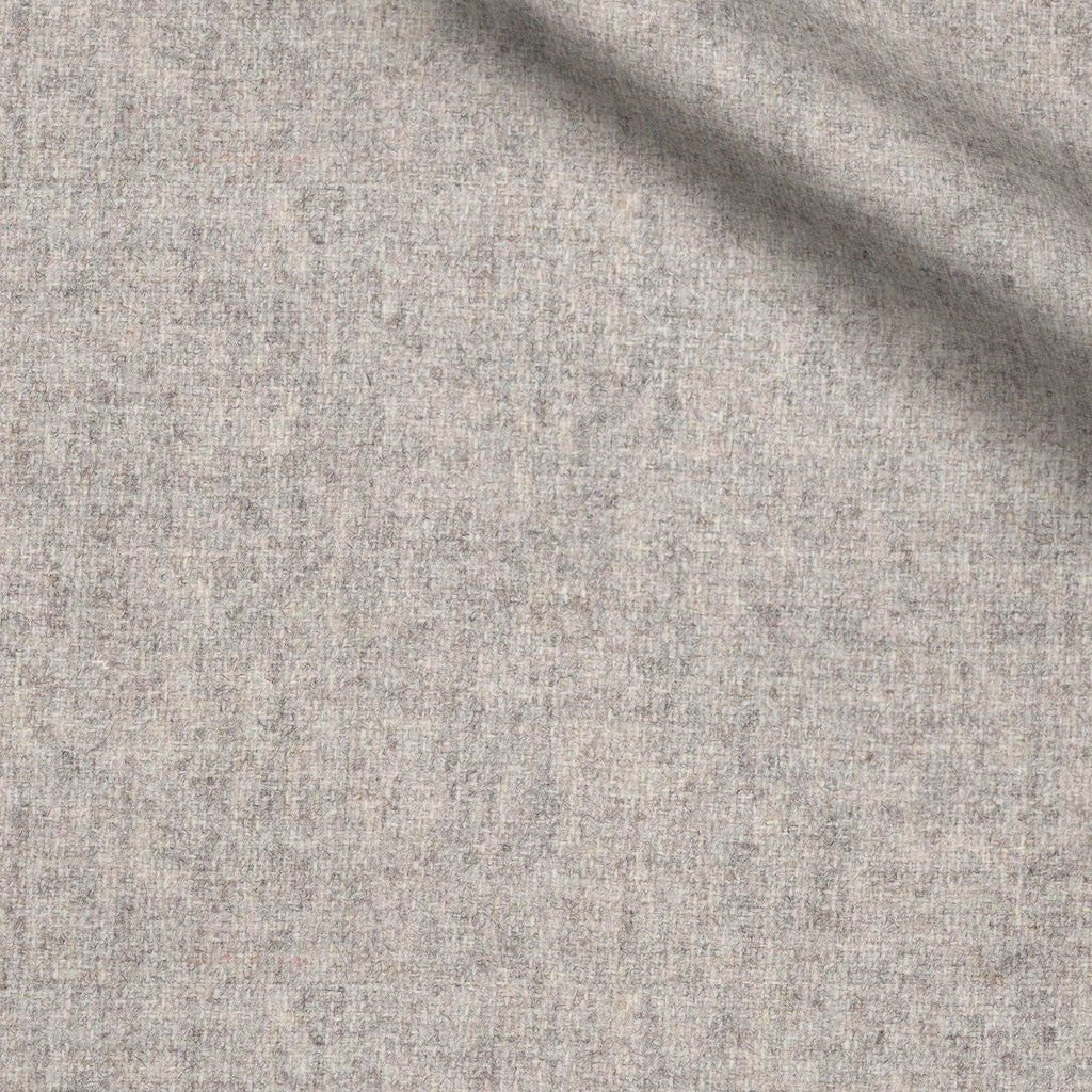 Hals fabric swatch — Light Gray flannel, Draperì Corsini