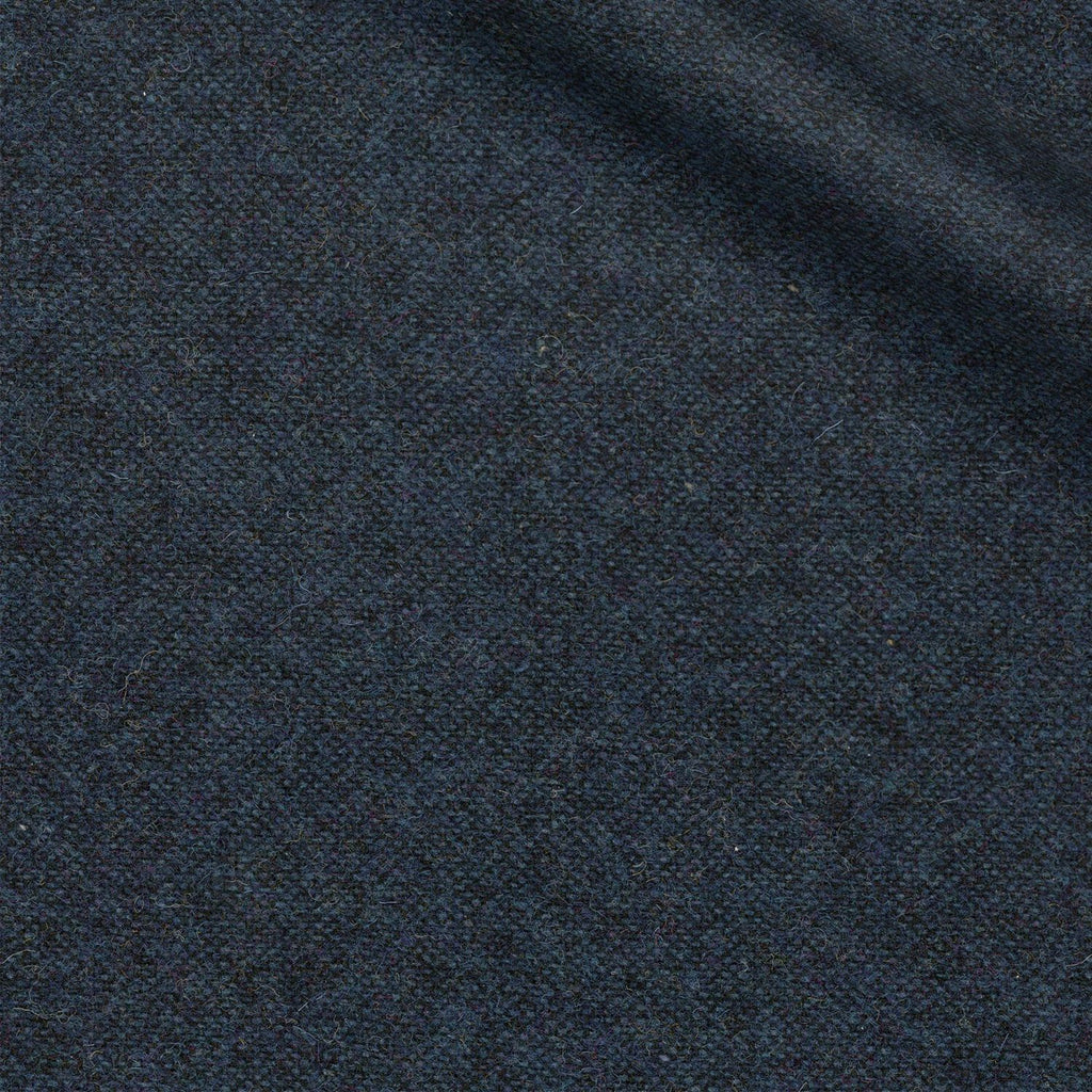 Hampton fabric swatch — Navy Blue donegal, Draperì Corsini
