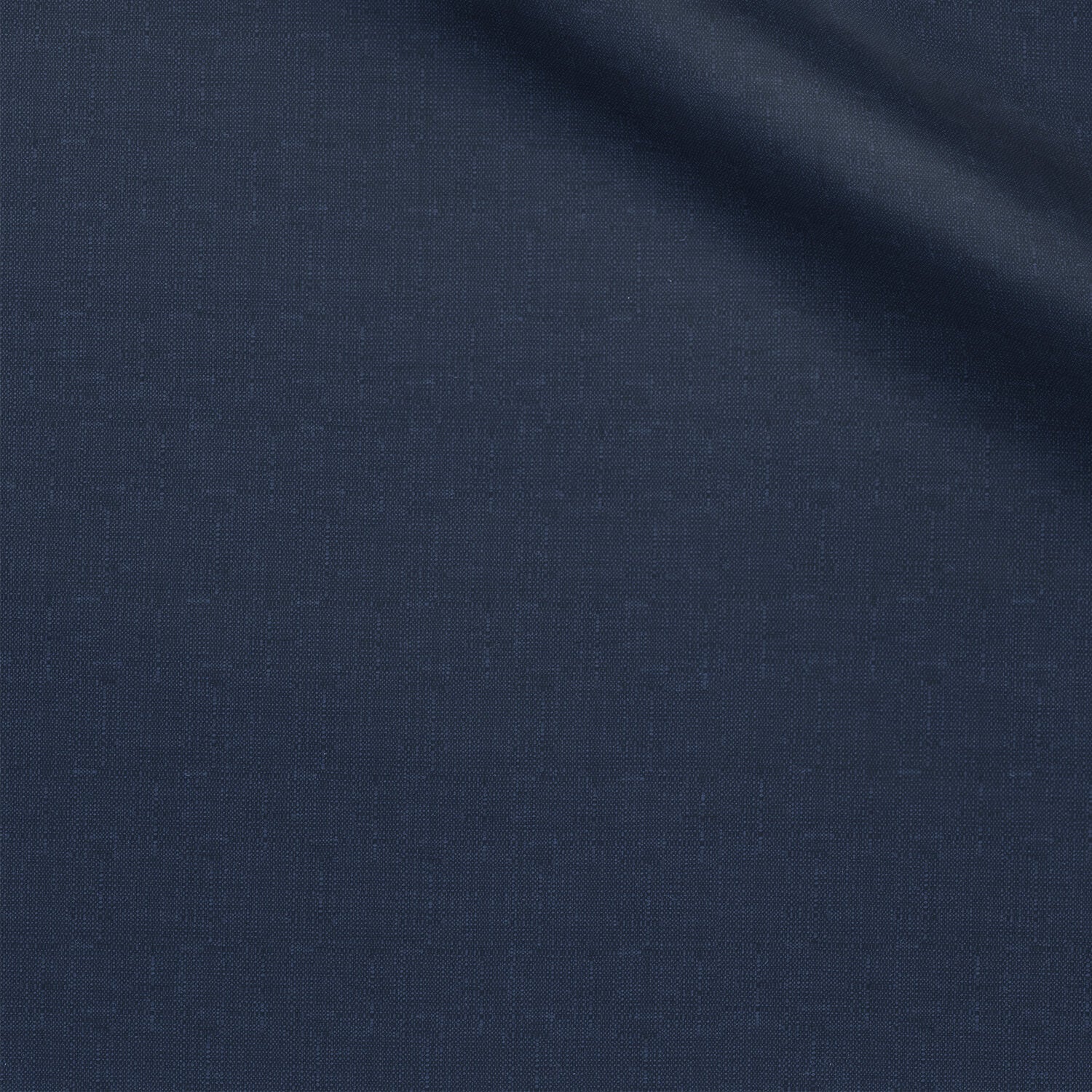 Hermit fabric swatch — Navy Blue slub, 278 gsm, Draperì Corsini