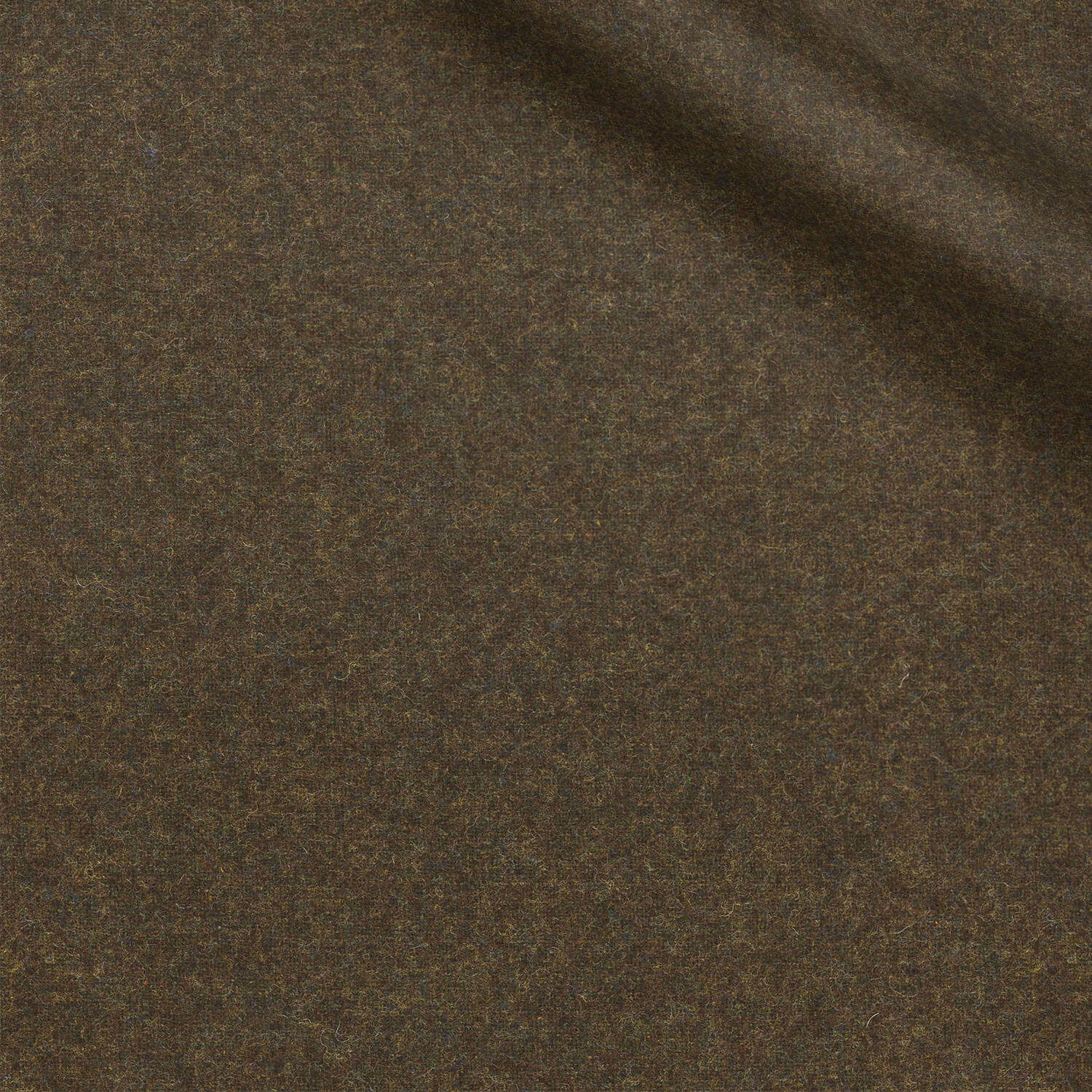 Houston fabric swatch — Brown flannel, Draperì Corsini