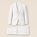 Ibiza two-piece suit — All White linen