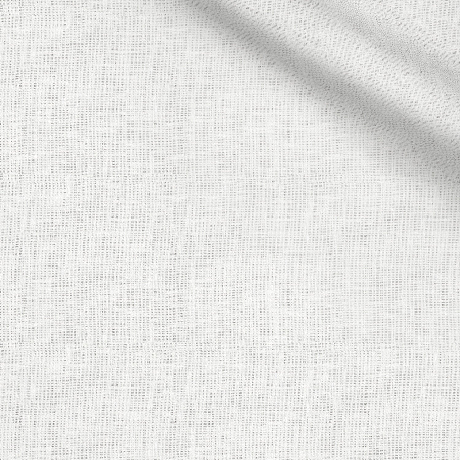 Ibiza fabric swatch — All White , 212 gsm, Draperì Corsini