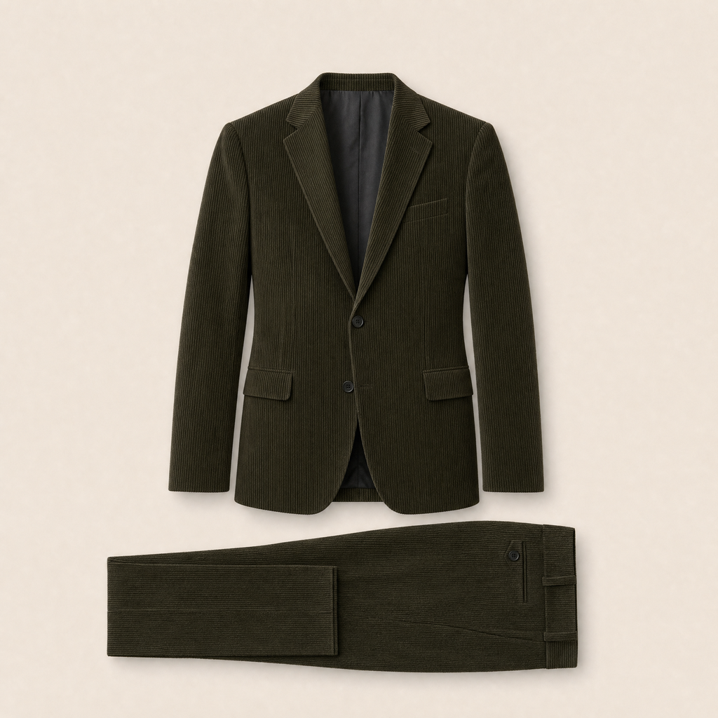 Jodie two-piece suit — Hunter Green Solid