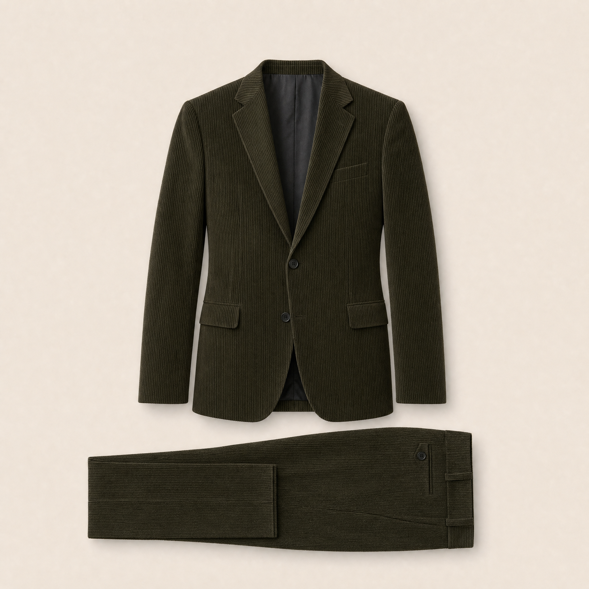 Jodie two-piece suit — Hunter Green Solid