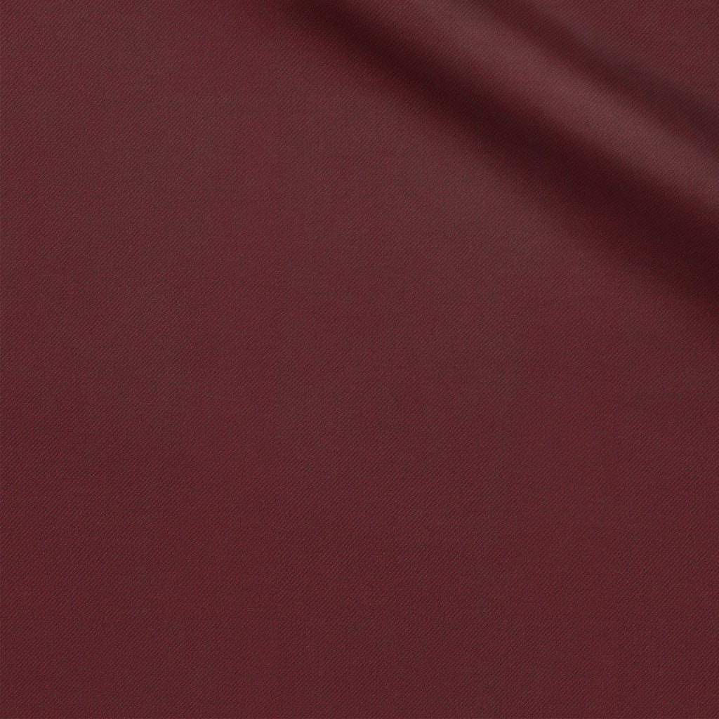 Kahlo fabric swatch — Burgundy twill, 272 gsm, Draperì Corsini