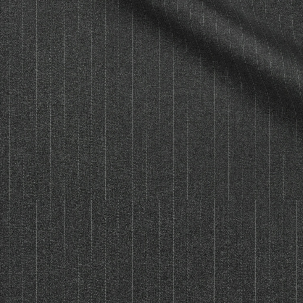 Kensingate fabric swatch — Charcoal plain weave, Draperì Corsini