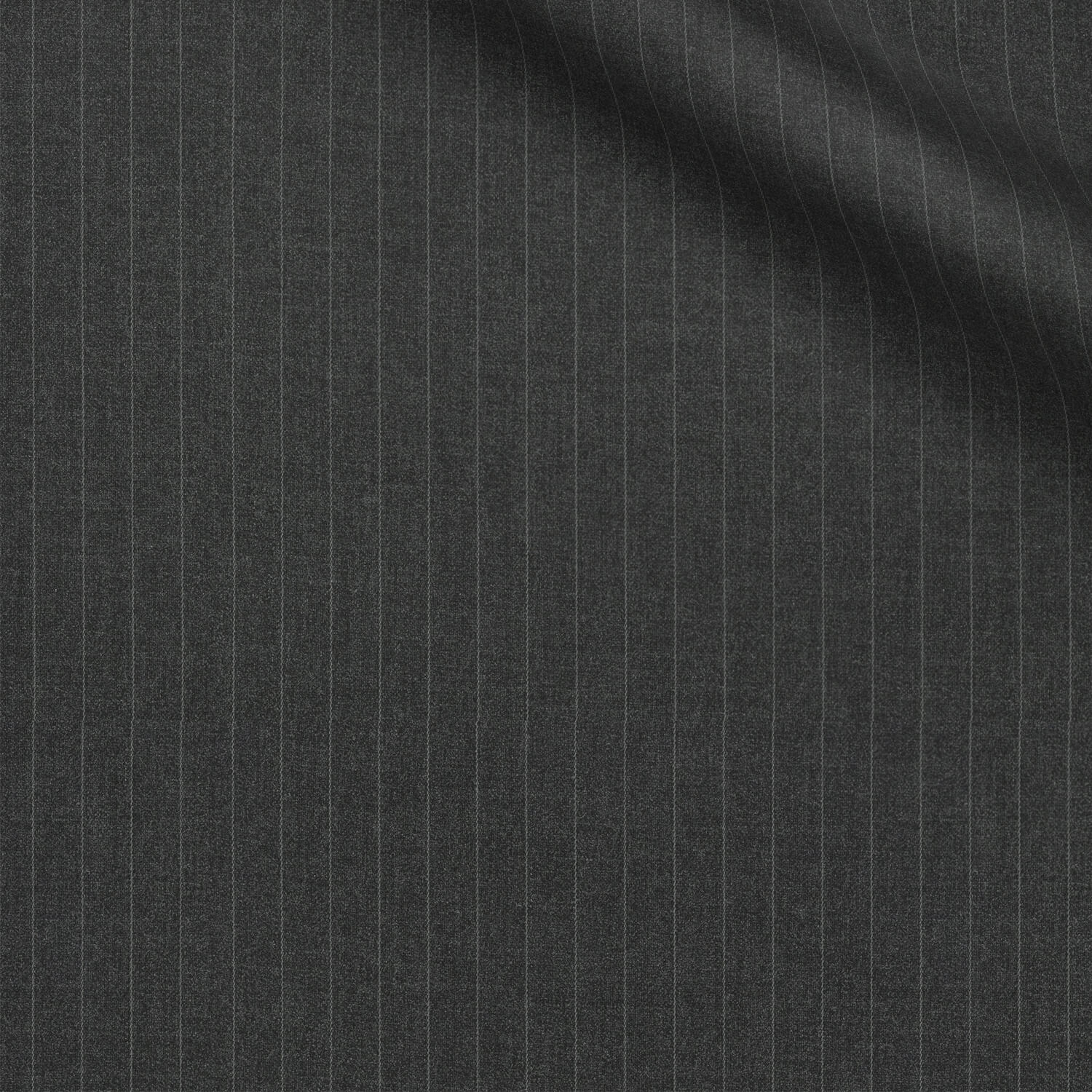 Kensingate fabric swatch — Charcoal plain weave, Draperì Corsini