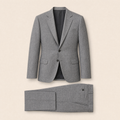 Landis two-piece suit — Iron Gray linen