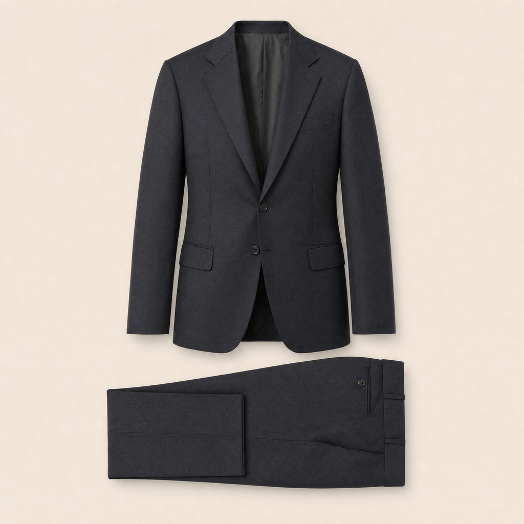 Latrobe two-piece suit — Dark Blue pure wool