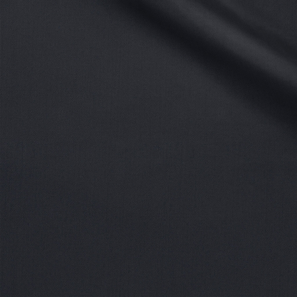 Latrobe fabric swatch — Dark Blue serge, 190 gsm, Draperì Corsini