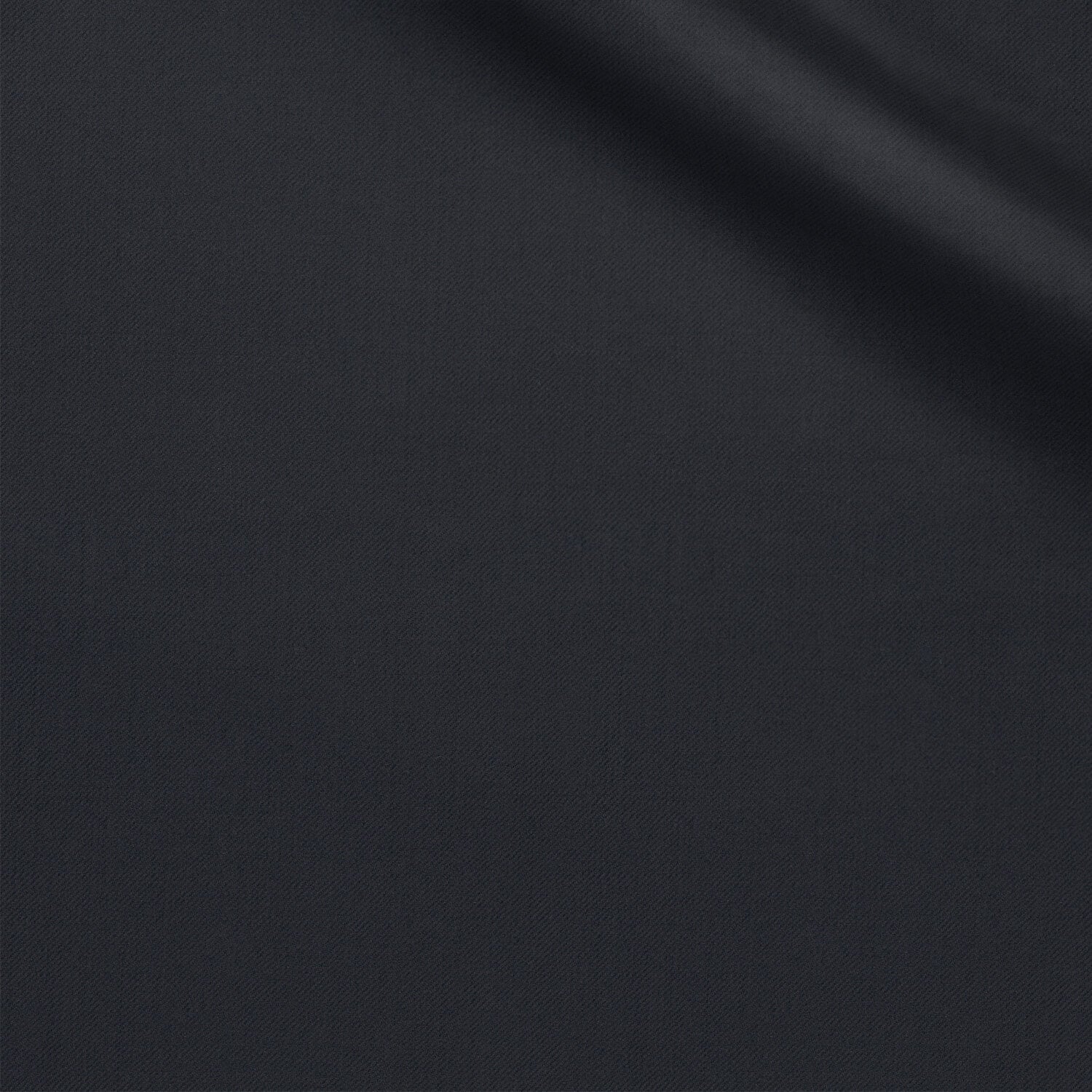 Latrobe fabric swatch — Dark Blue serge, 190 gsm, Draperì Corsini
