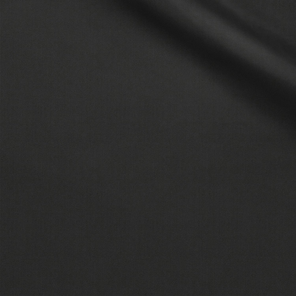 Manet fabric swatch — True Black serge, Draperì Corsini