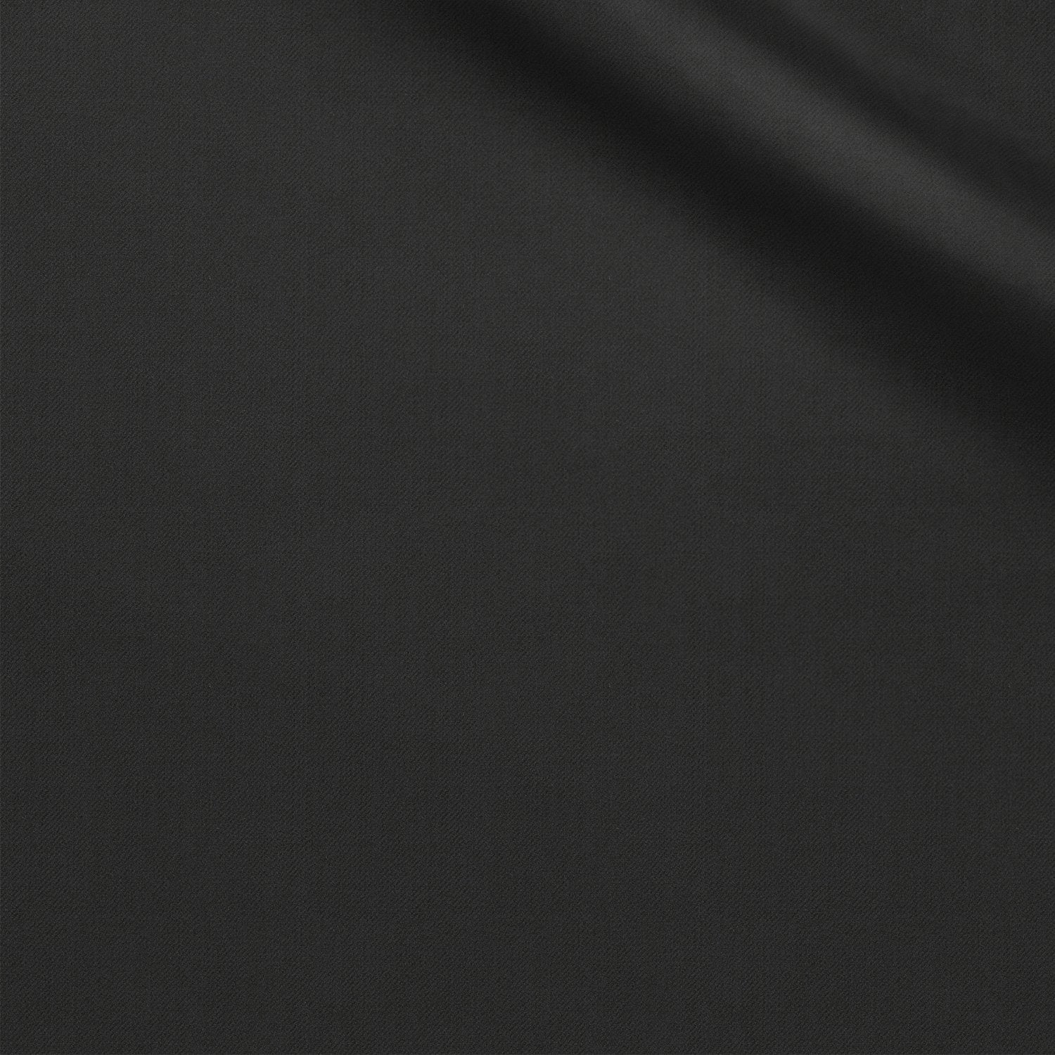 Manet fabric swatch — True Black serge, Draperì Corsini