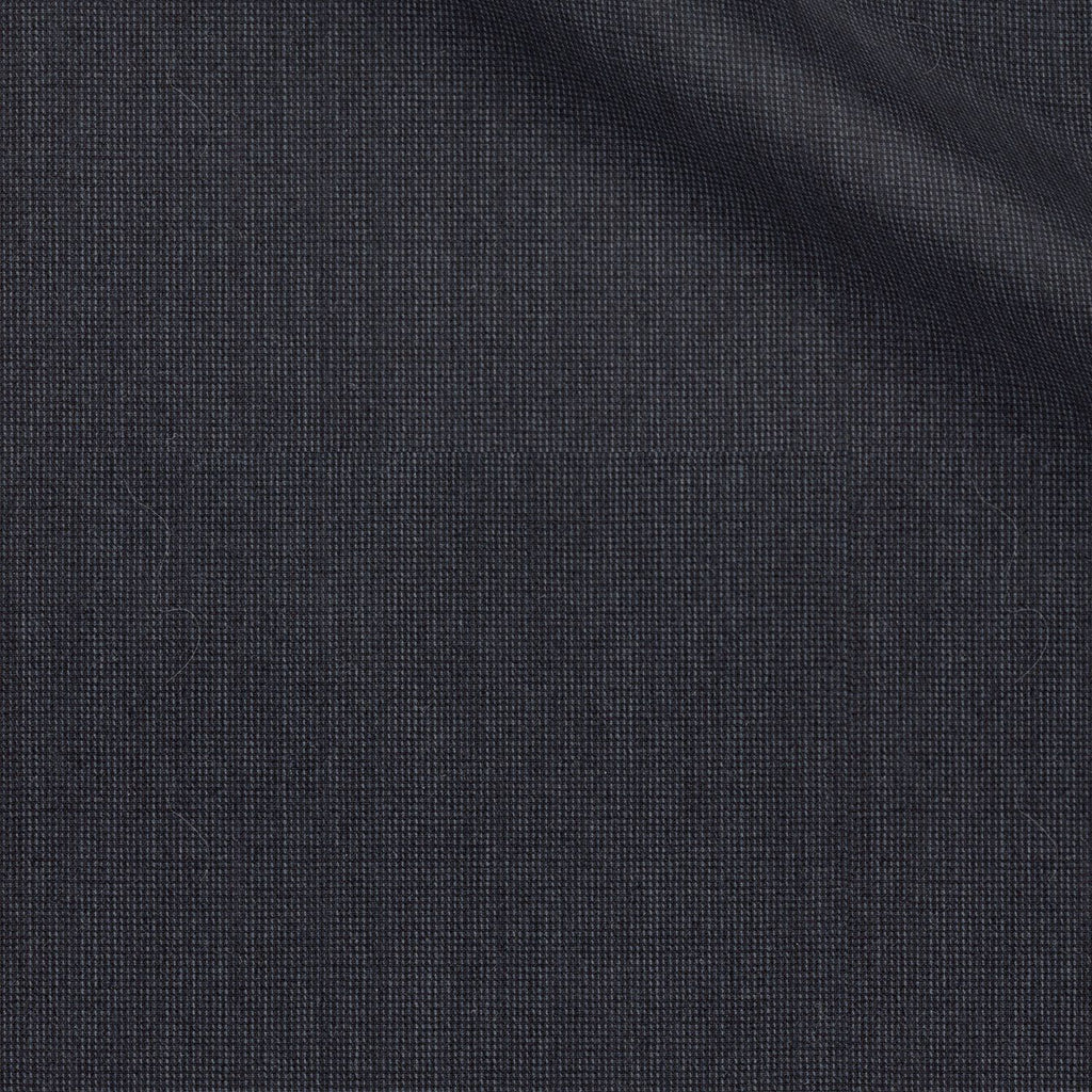 Marquette fabric swatch — Navy Blue nailshead pinhead, 255 gsm, Draperì Corsini