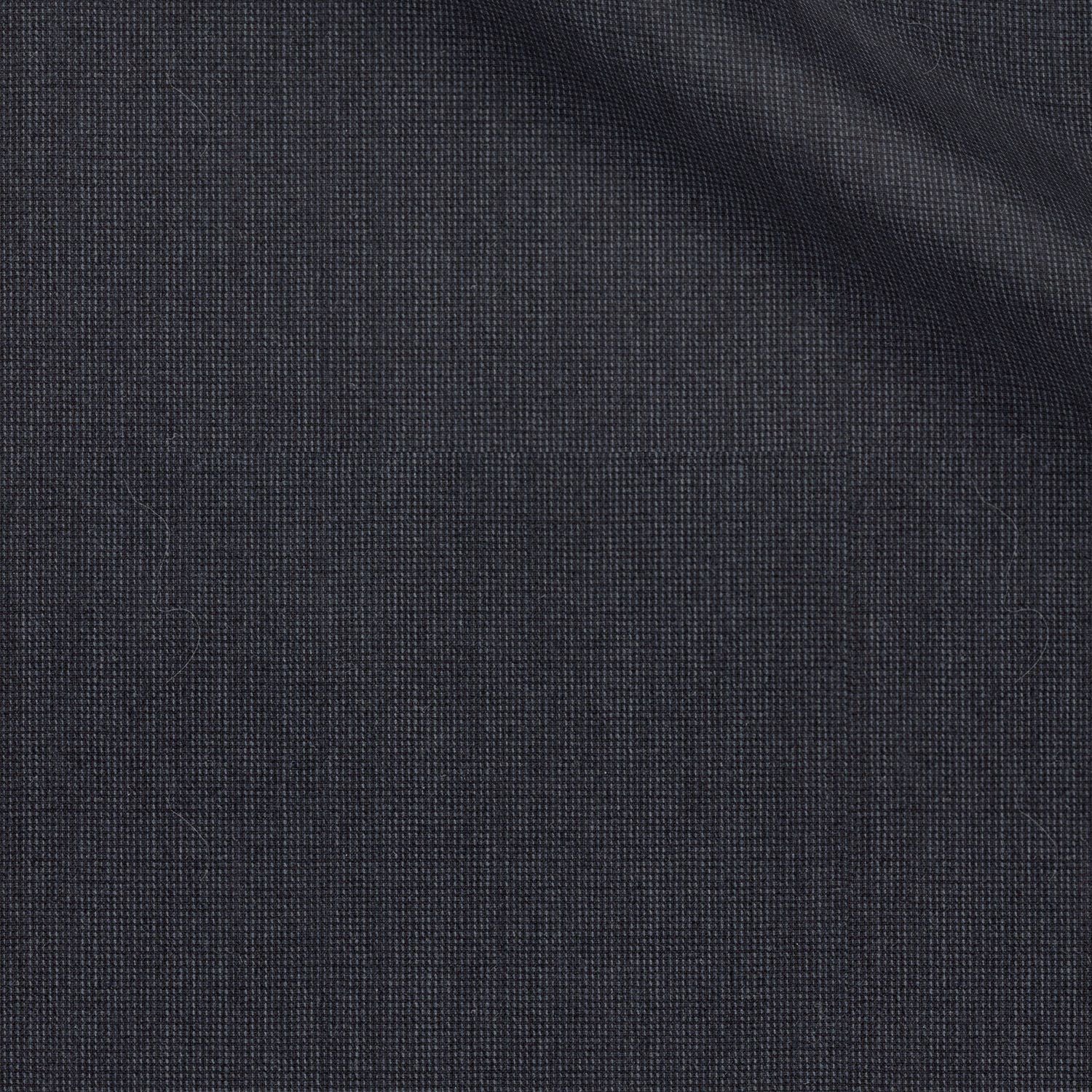 Marquette fabric swatch — Navy Blue nailshead pinhead, 255 gsm, Draperì Corsini