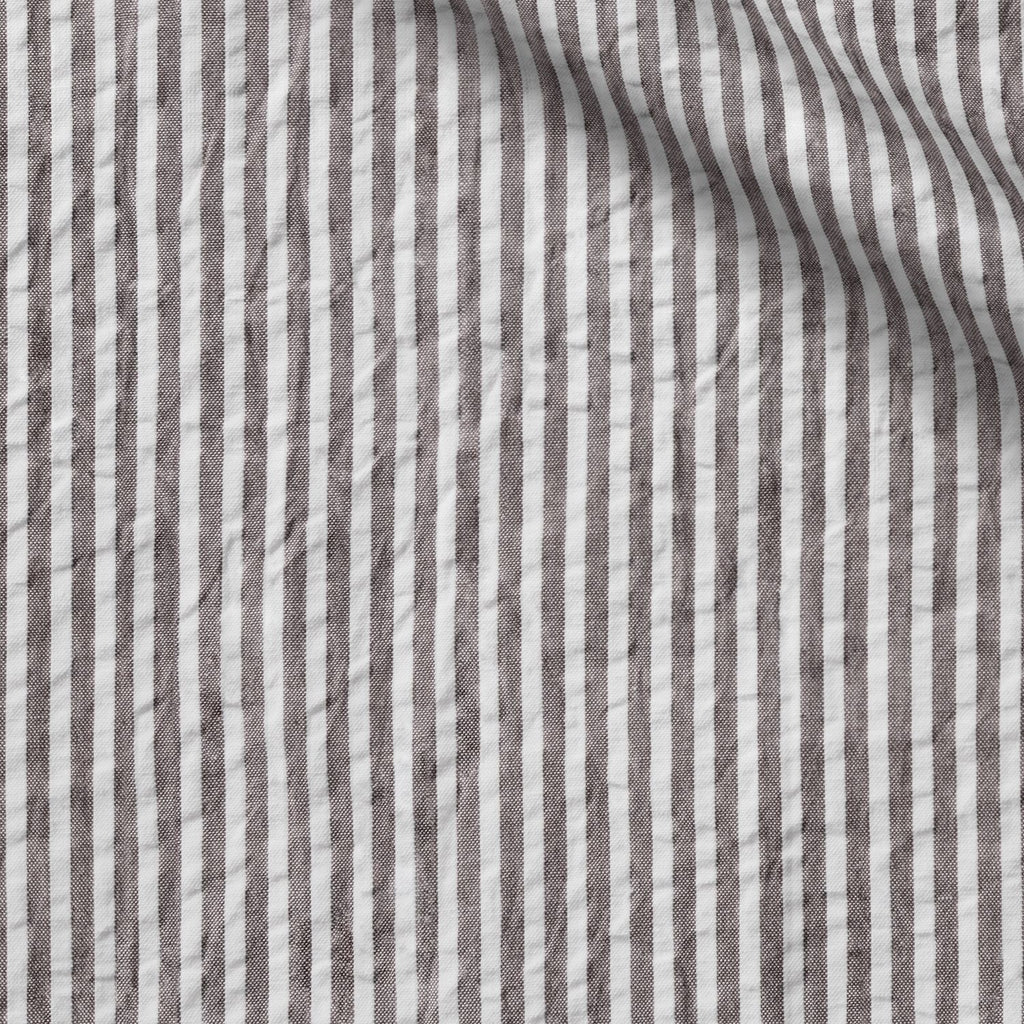 Mcgee fabric swatch — Light Gray Striped, Piero Tallini